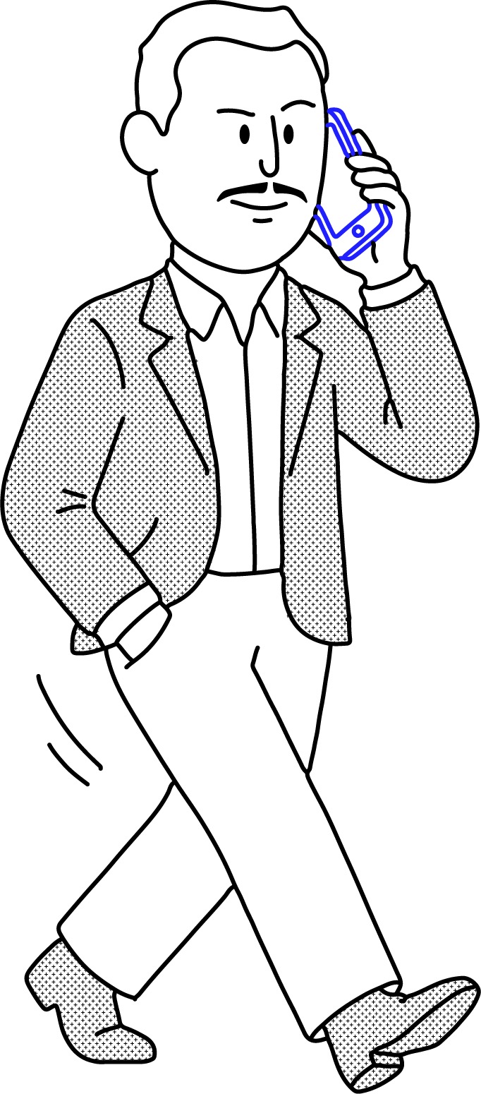 Illustration : votre expert au téléphone